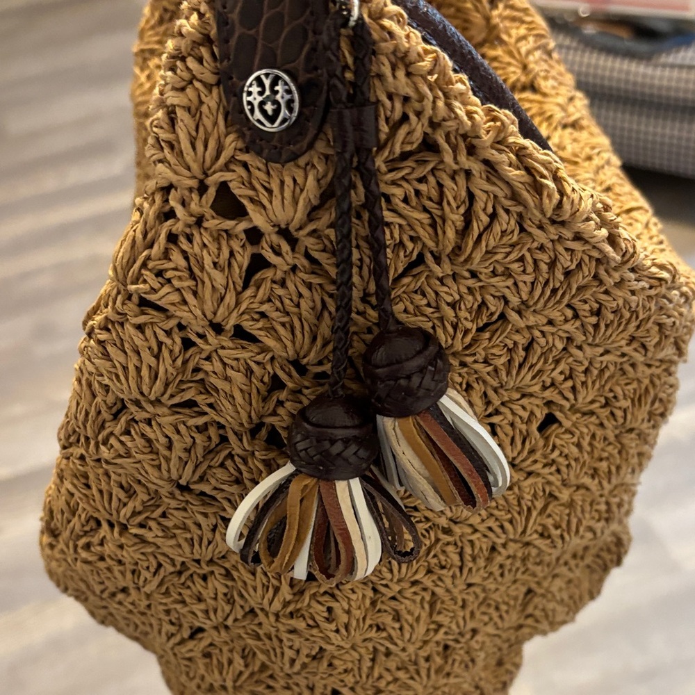 Brighton Brown woven Hobo Bag - Picture 6 of 8